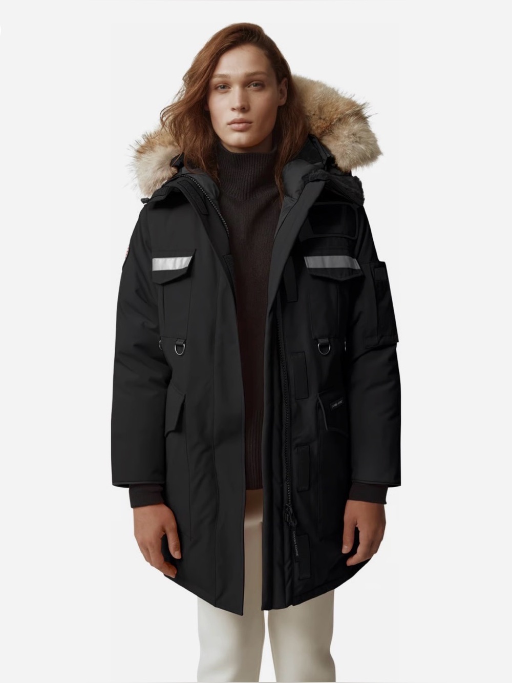 New With Tag Canada Goose Red Resolute Women's Parka Size L